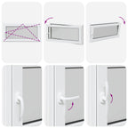 Finestra per Soffitta RISOR 120 x 60 cm PVC e Vetro Bianco