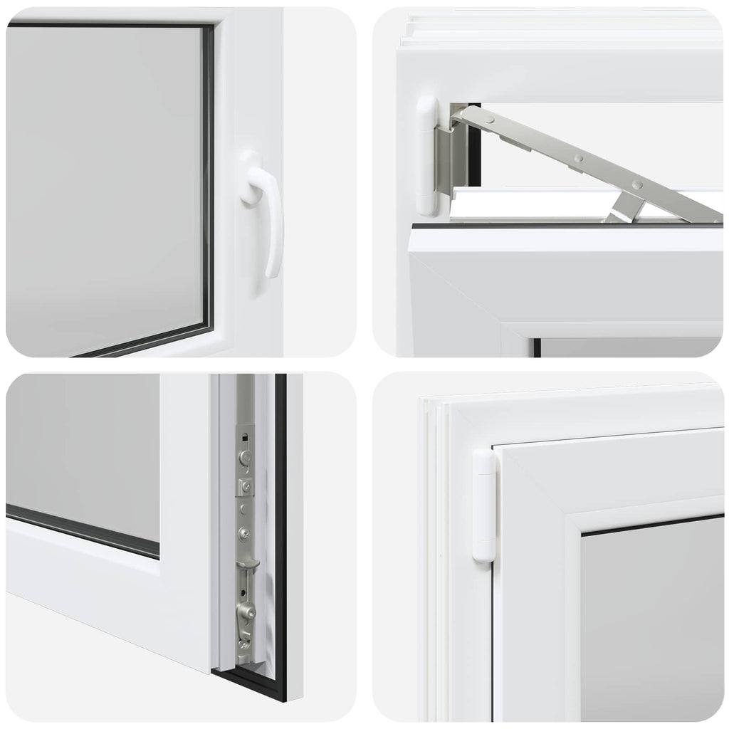 Finestra per Soffitta RISOR 120 x 60 cm PVC e Vetro Bianco