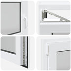 Finestra per Soffitta RISOR 120 x 60 cm PVC e Vetro Bianco
