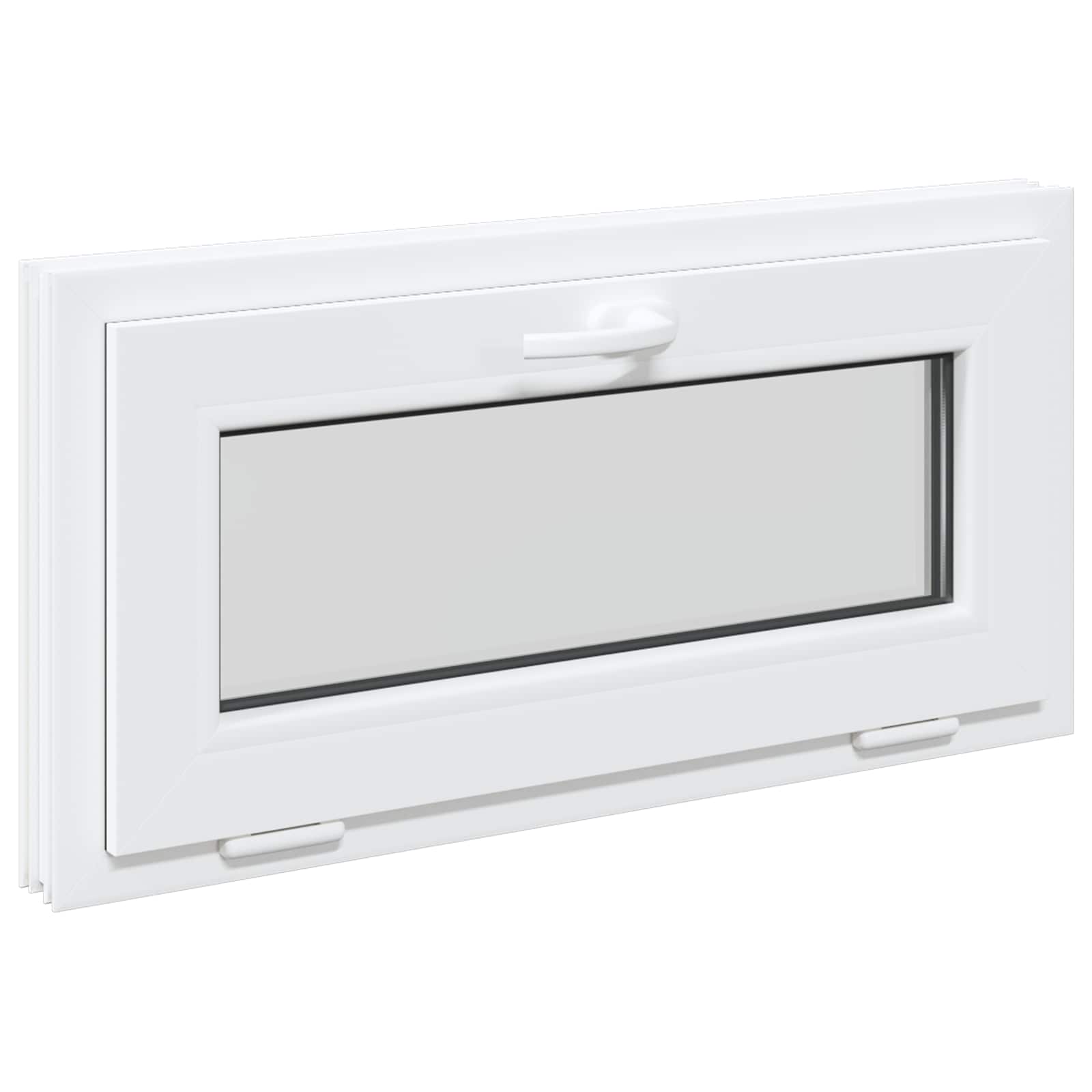 Finestra per Soffitta RISOR 80 x 40 cm PVC e Vetro Bianco