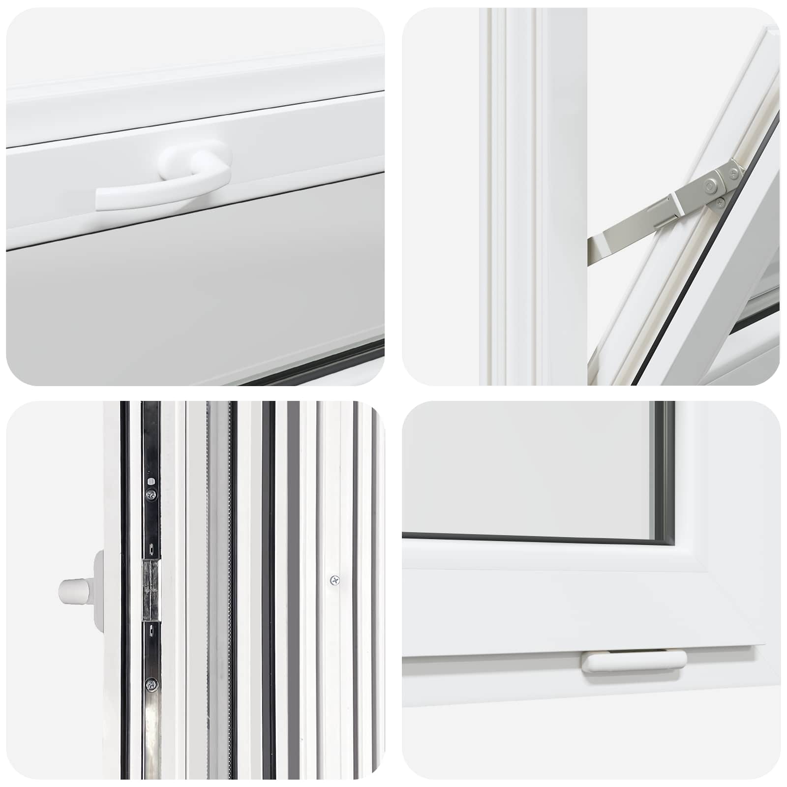 Finestra per Soffitta RISOR 90 x 40 cm PVC e Vetro Bianco