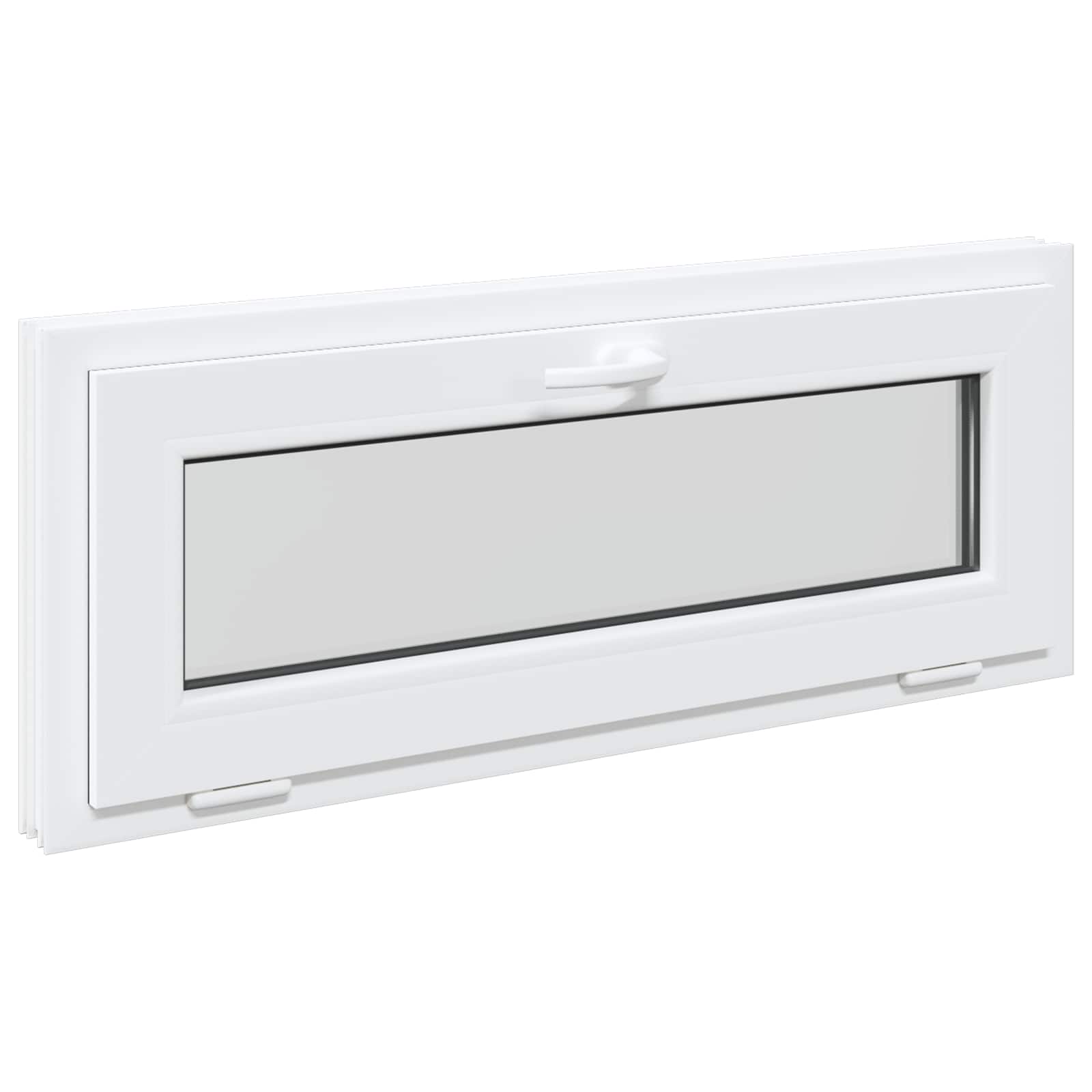 Finestra per Soffitta RISOR 100 x 40 cm PVC e Vetro Bianco