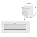 Finestra per Soffitta RISOR 110 x 40 cm PVC e Vetro Bianco