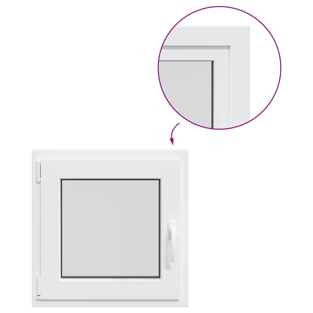 Finestra per Soffitta RISOR 50 x 50 cm PVC e Vetro Bianco