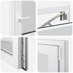 Finestra per Soffitta RISOR 60 x 60 cm PVC e Vetro Bianco