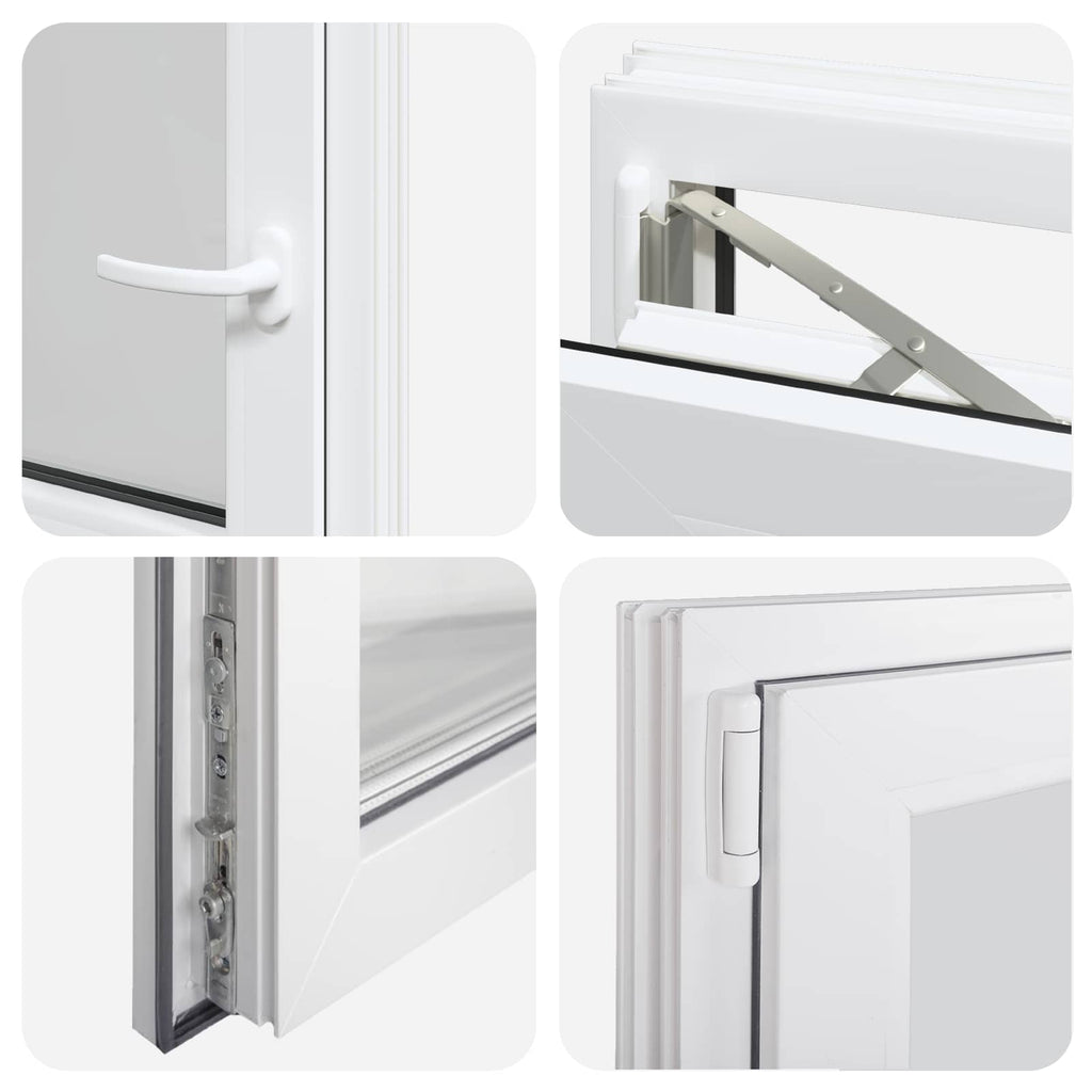 Finestra per Soffitta RISOR 60 x 60 cm PVC e Vetro Bianco