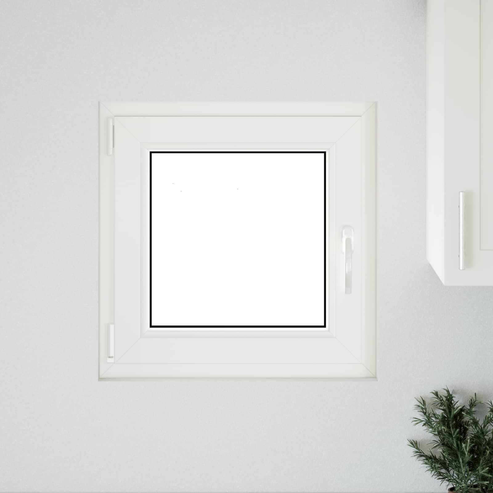 Finestra per Soffitta RISOR 60 x 60 cm PVC e Vetro Bianco