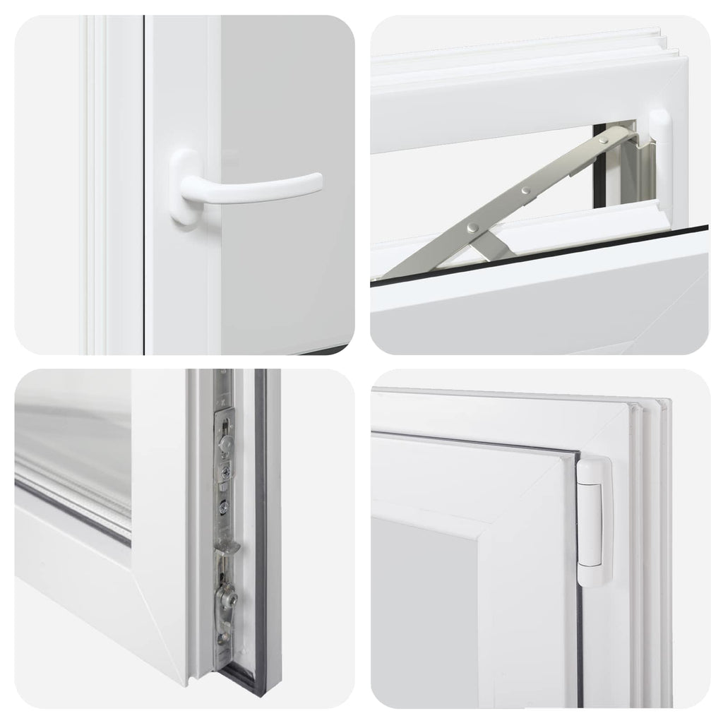 Finestra per Soffitta RISOR 60 x 90 cm PVC e Vetro Bianco