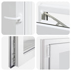 Finestra per Soffitta RISOR 60 x 90 cm PVC e Vetro Bianco