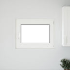 Finestra per Soffitta RISOR 80 x 50 cm PVC e Vetro Bianco