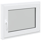 Finestra per Soffitta RISOR 80 x 60 cm PVC e Vetro Bianco