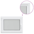 Finestra per Soffitta RISOR 80 x 60 cm PVC e Vetro Bianco