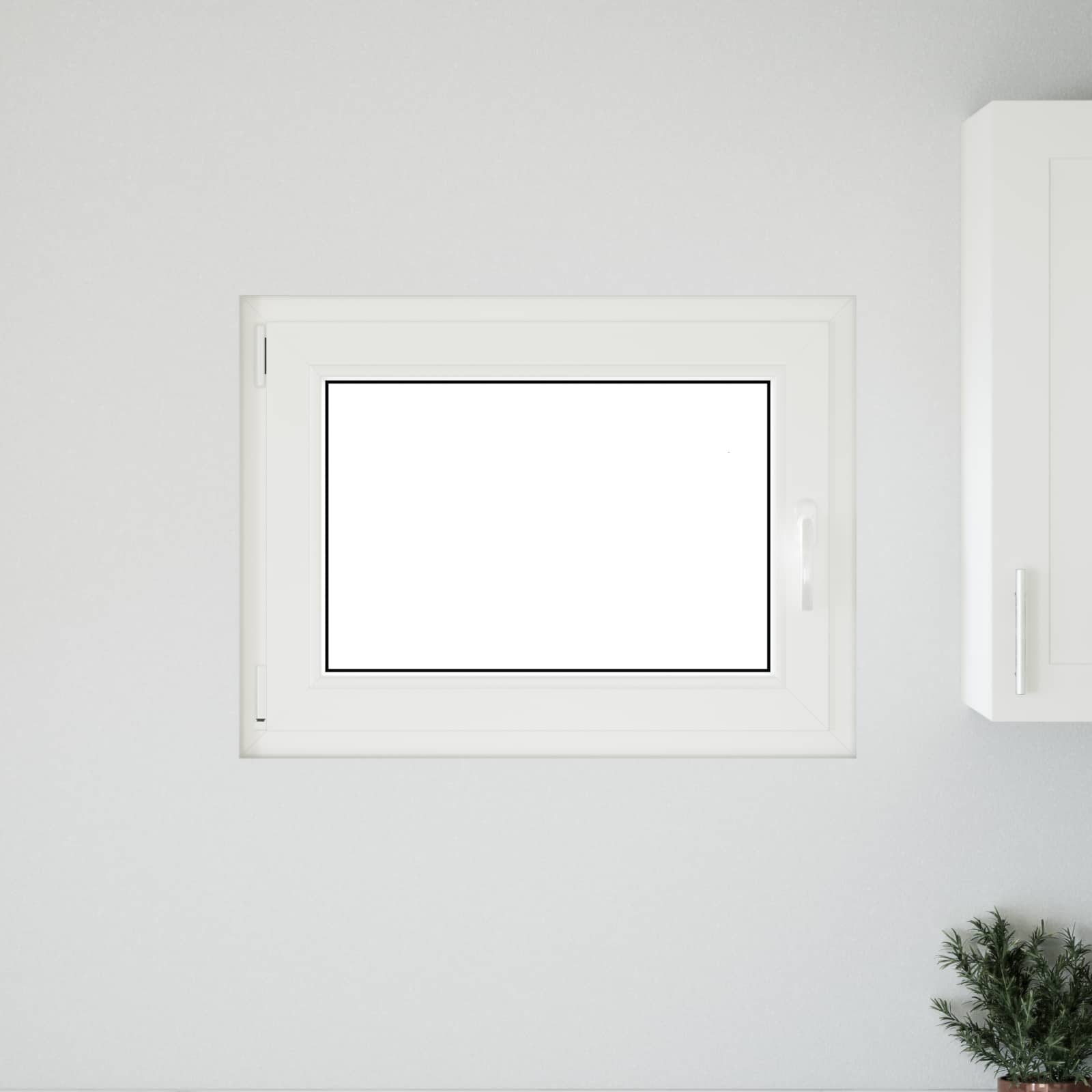 Finestra per Soffitta RISOR 80 x 70 cm PVC e Vetro Bianco