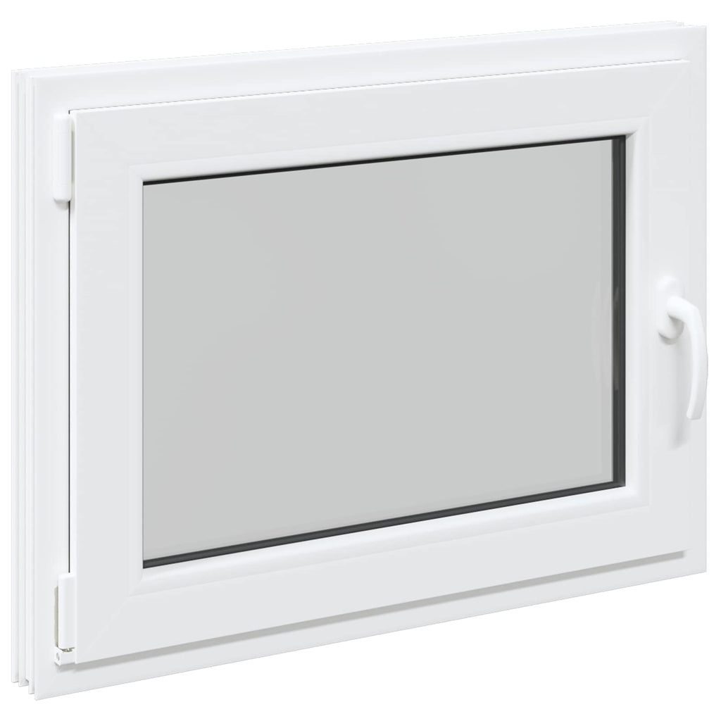 Finestra per Soffitta RISOR 80 x 70 cm PVC e Vetro Bianco