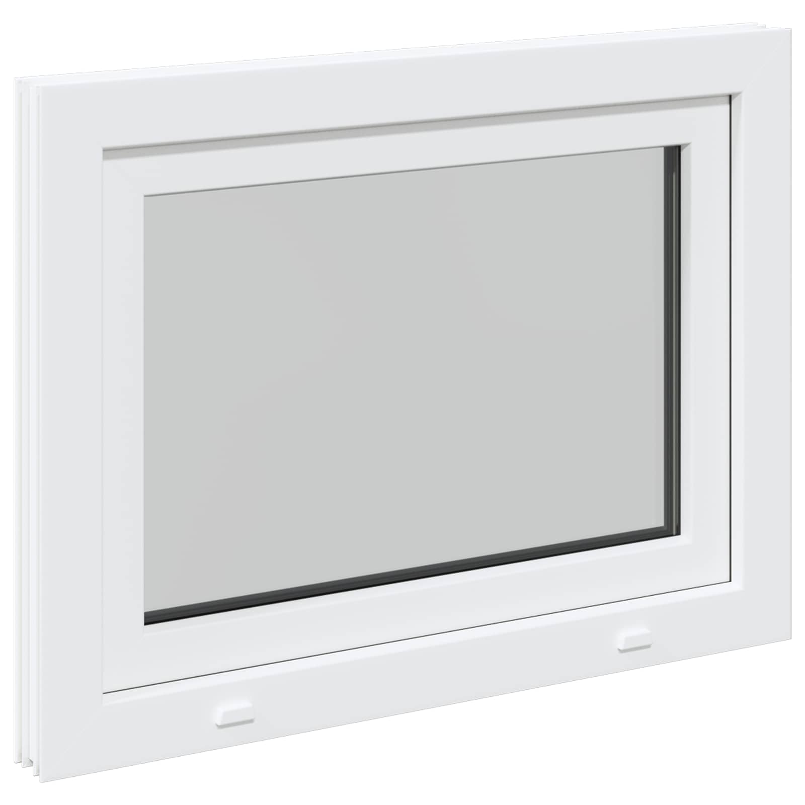 Finestra per Soffitta RISOR 80 x 70 cm PVC e Vetro Bianco