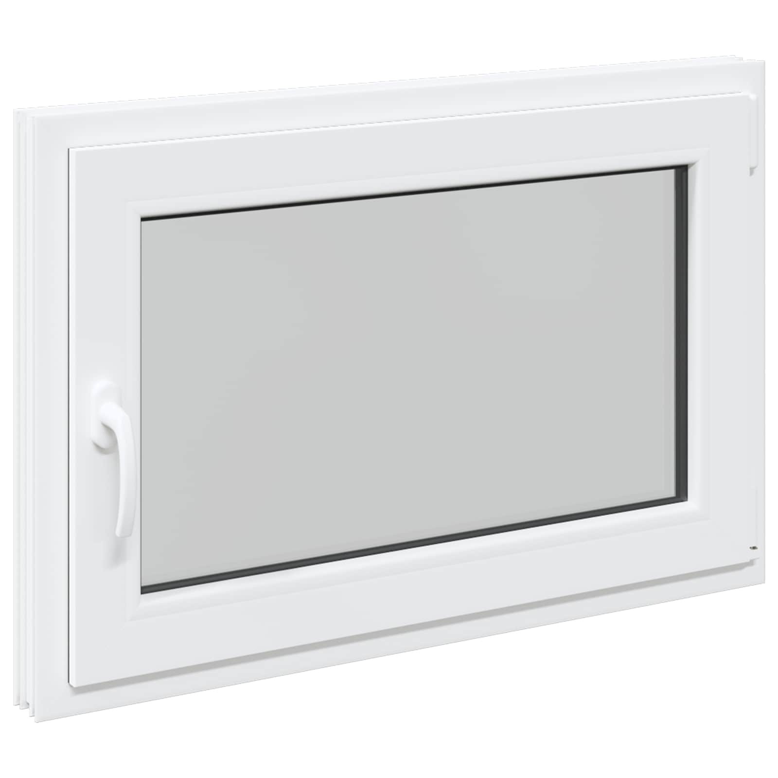 Finestra per Soffitta RISOR 90 x 60 cm PVC e Vetro Bianco