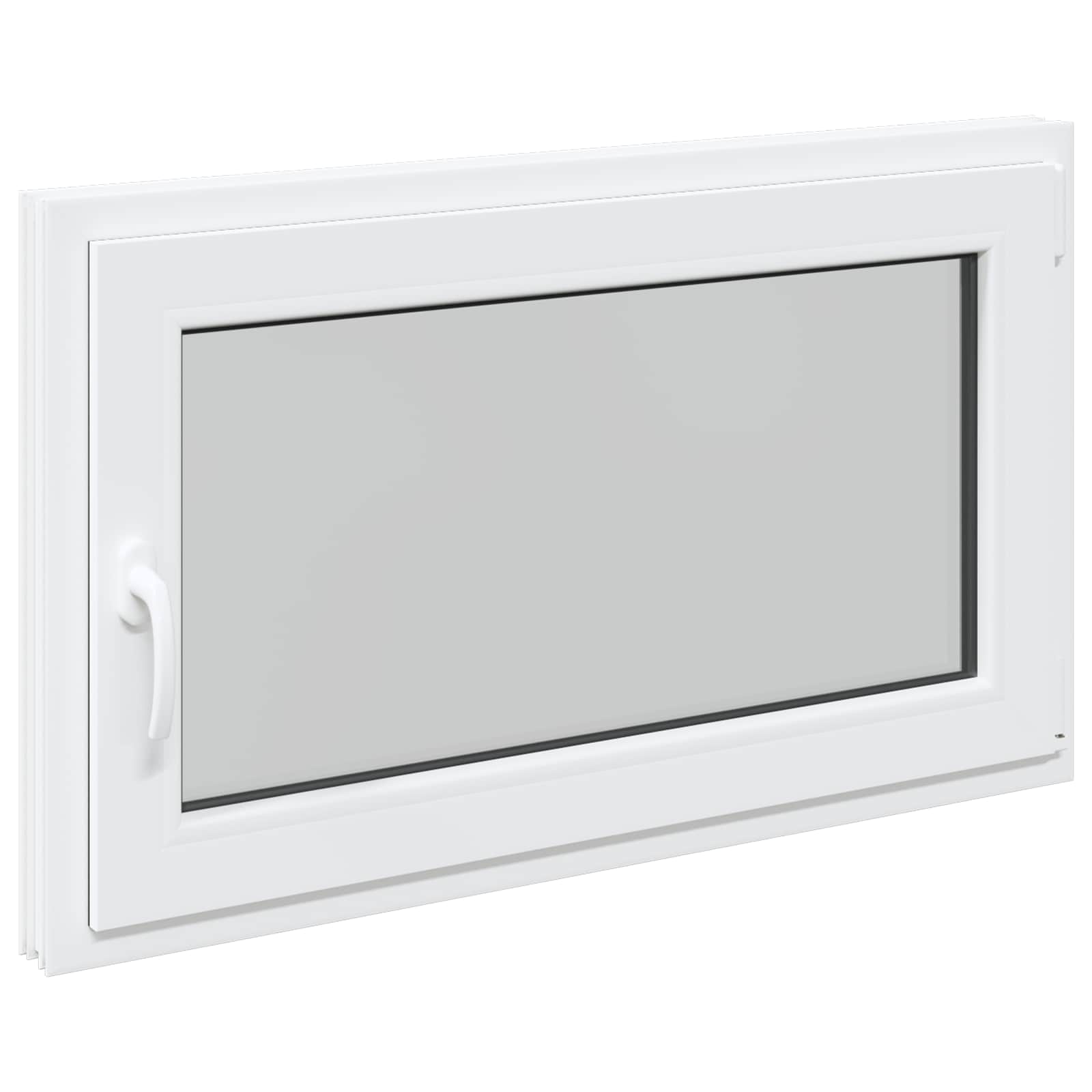 Finestra per Soffitta RISOR 100 x 50 cm PVC e Vetro Bianco
