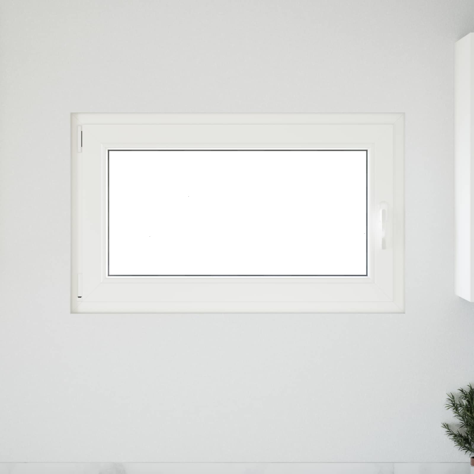 Finestra per Soffitta RISOR 100 x 60 cm PVC e Vetro Bianco