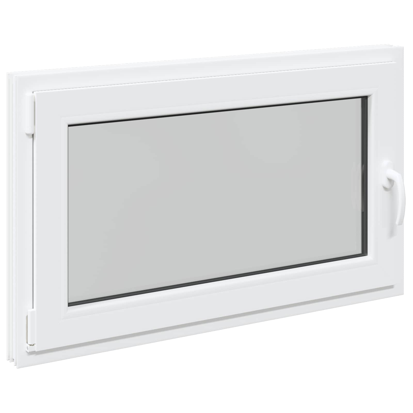 Finestra per Soffitta RISOR 100 x 70 cm PVC e Vetro Bianco