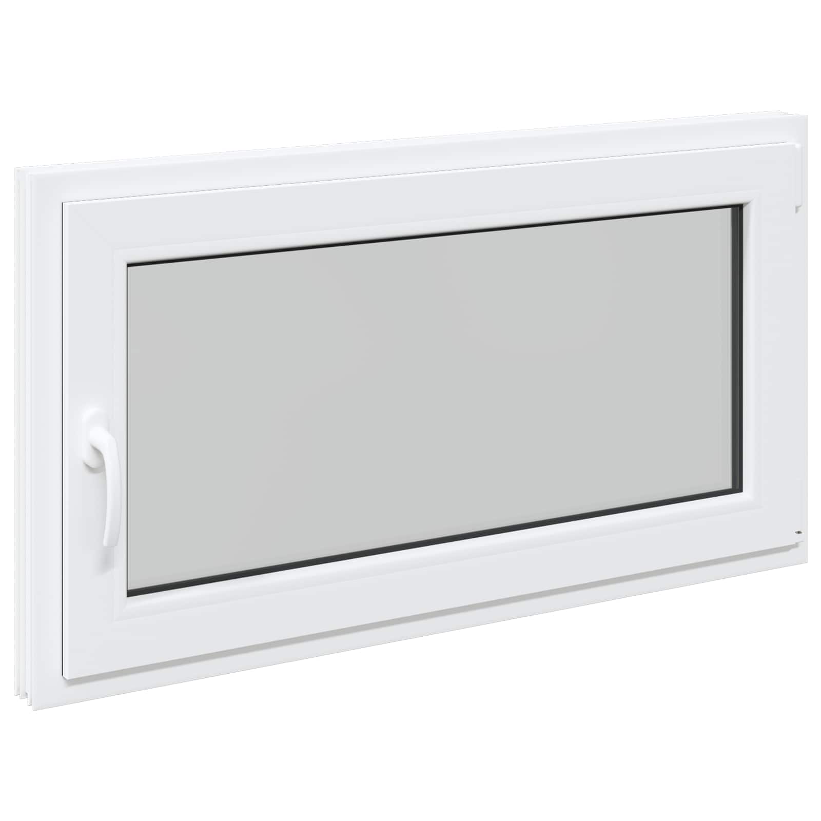 Finestra per Soffitta RISOR 110 x 60 cm PVC e Vetro Bianco