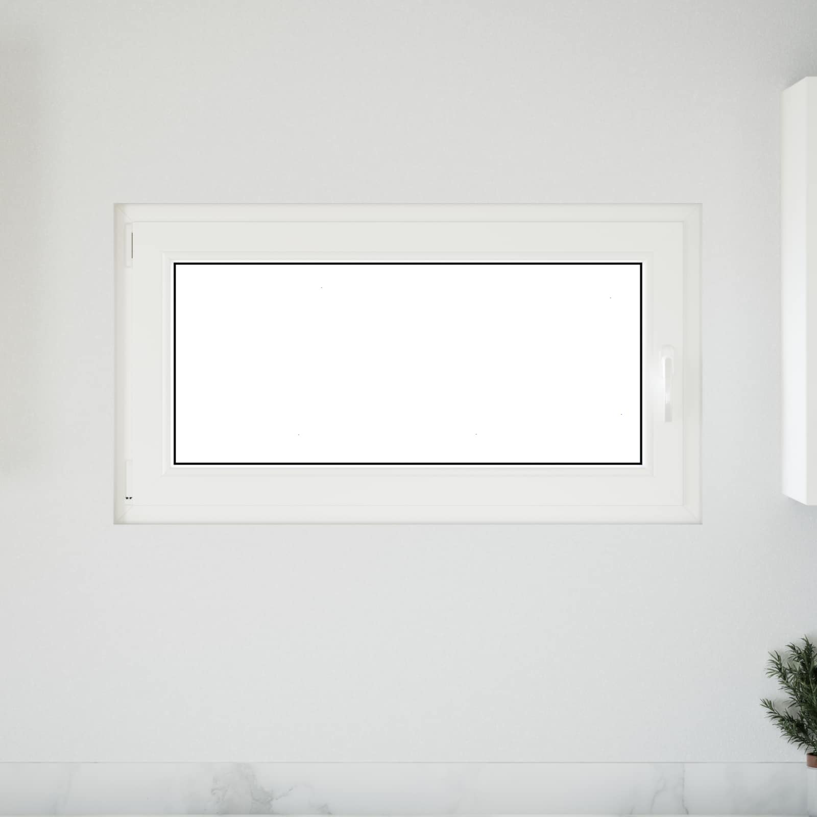 Finestra per Soffitta RISOR 110 x 60 cm PVC e Vetro Bianco
