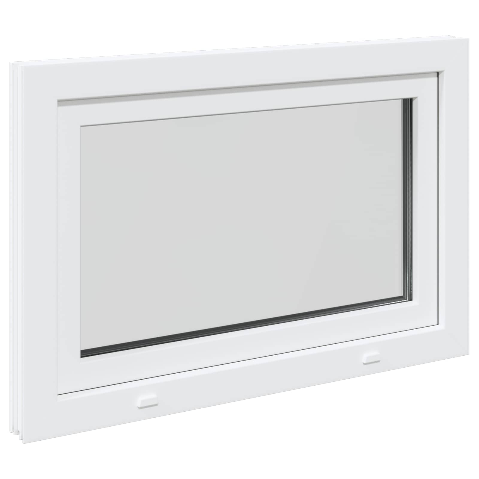 Finestra per Soffitta RISOR 110 x 70 cm PVC e Vetro Bianco