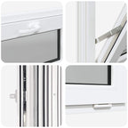 Finestra per Soffitta RISOR 60 x 40 cm PVC e Vetro Bianco