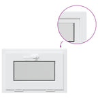 Finestra per Soffitta RISOR 60 x 40 cm PVC e Vetro Bianco