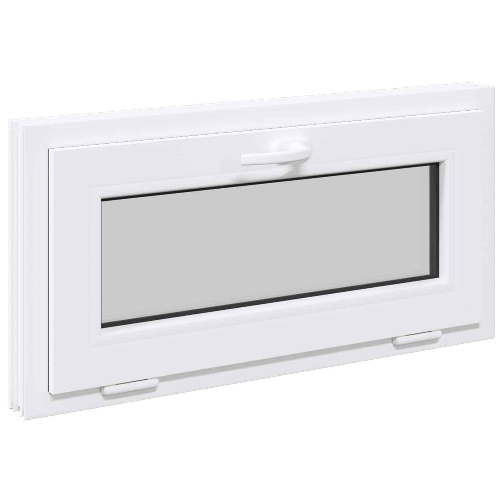 Finestra per Soffitta RISOR 80 x 40 cm PVC e Vetro Bianco