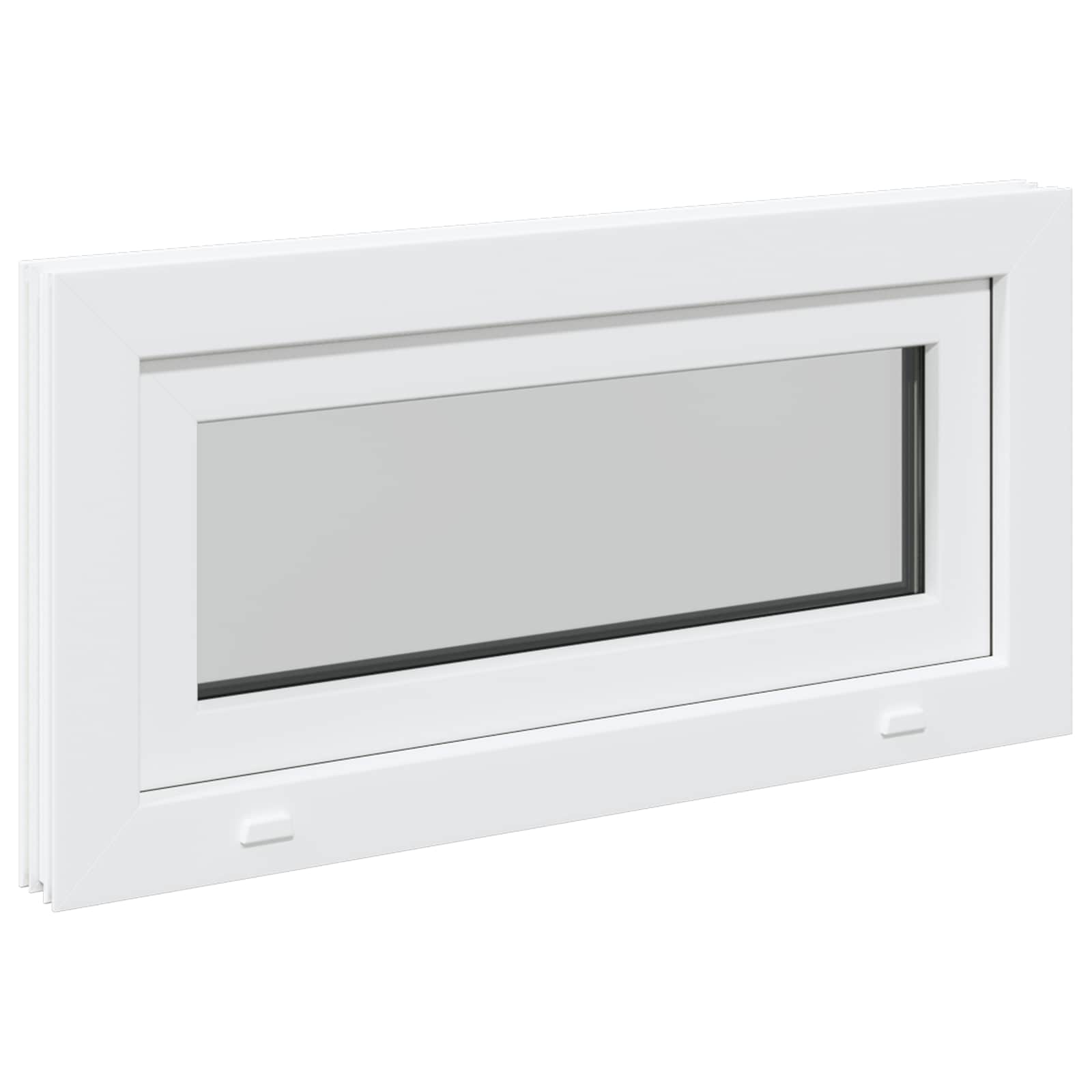 Finestra per Soffitta RISOR 80 x 40 cm PVC e Vetro Bianco