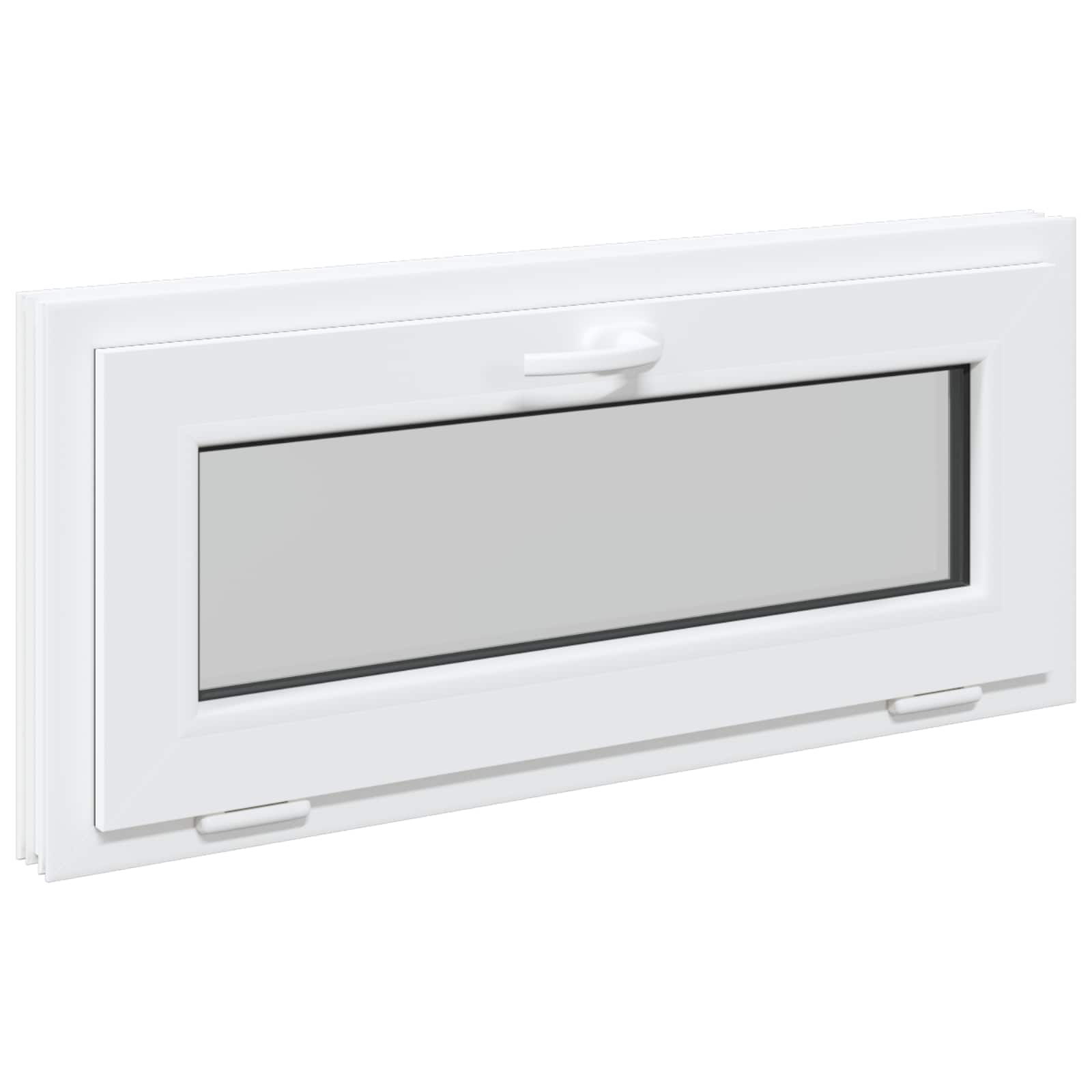 Finestra per Soffitta RISOR 90 x 40 cm PVC e Vetro Bianco