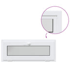 Finestra per Soffitta RISOR 110 x 40 cm PVC e Vetro Bianco