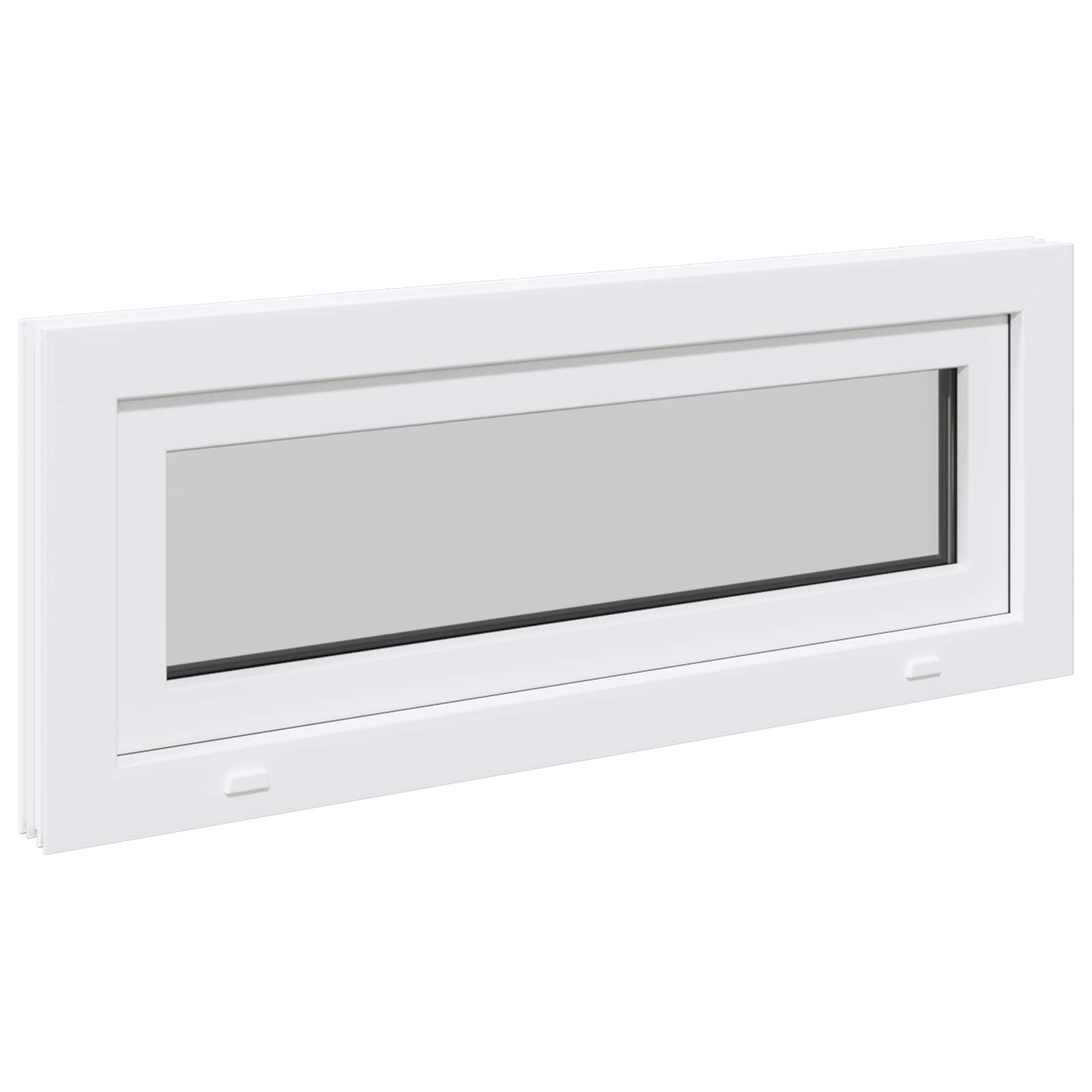 Finestra per Soffitta RISOR 110 x 40 cm PVC e Vetro Bianco
