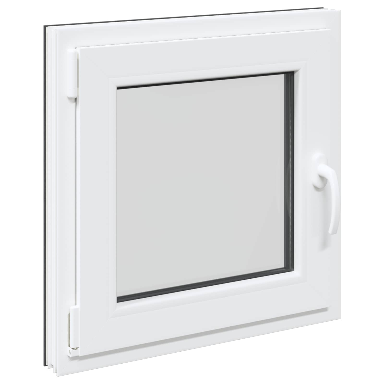 Finestra per Soffitta RISOR 50 x 50 cm PVC e Vetro Antracite