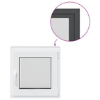 Finestra per Soffitta RISOR 60 x 60 cm PVC e Vetro Antracite