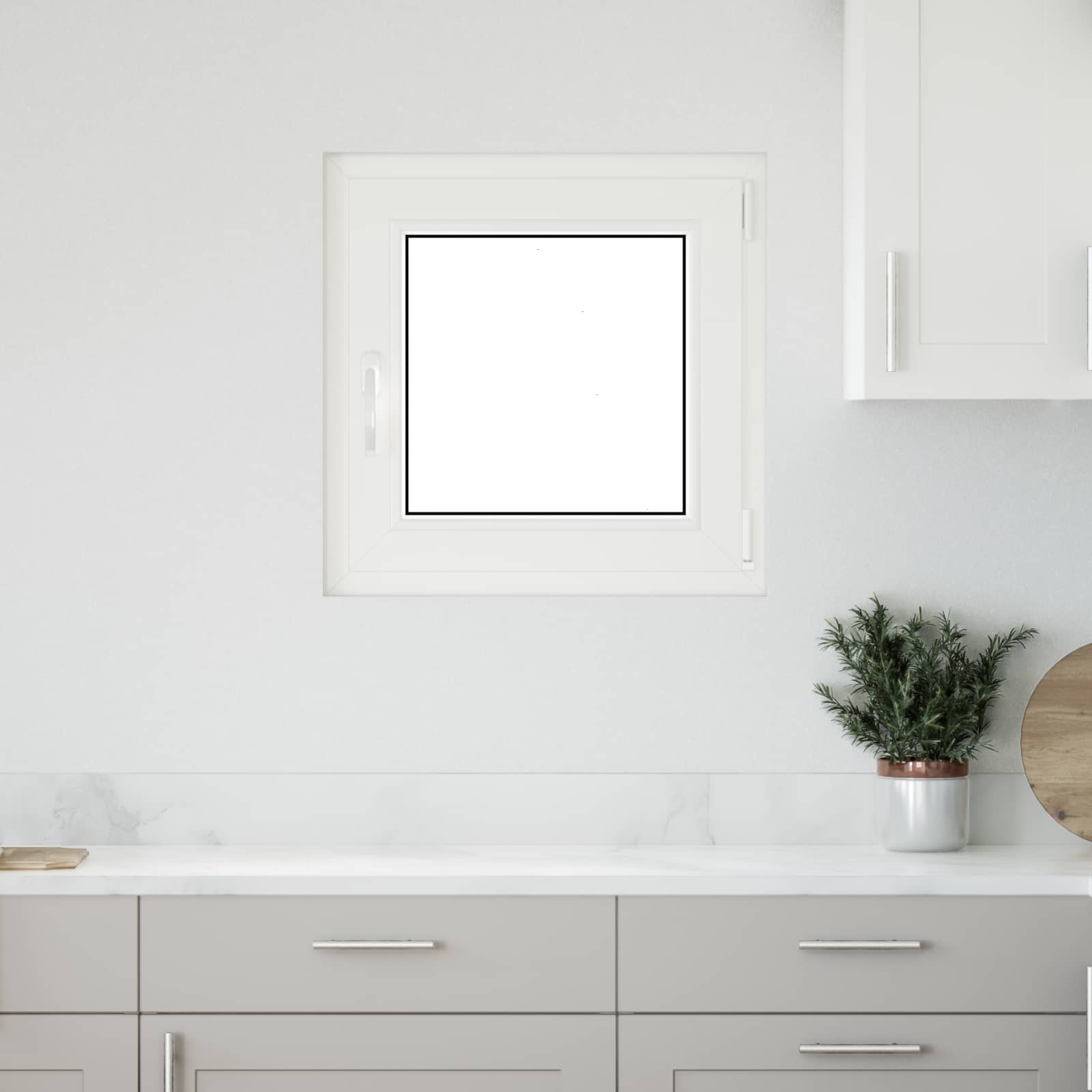 Finestra per Soffitta RISOR 60 x 60 cm PVC e Vetro Antracite