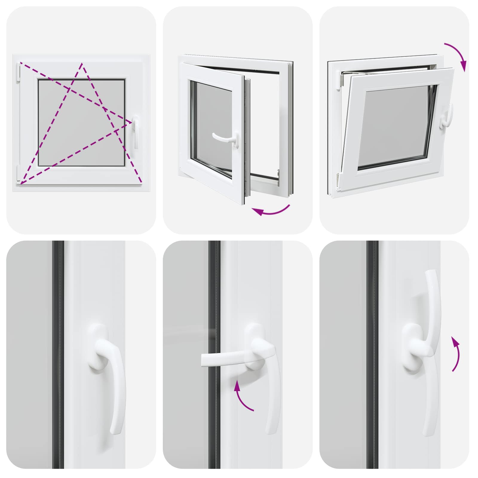 Finestra per Soffitta RISOR 60 x 60 cm PVC Antracite