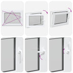 Finestra per Soffitta RISOR 80 x 50 cm PVC e Vetro Antracite