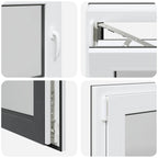 Finestra per Soffitta RISOR 80 x 60 cm PVC e Vetro Antracite