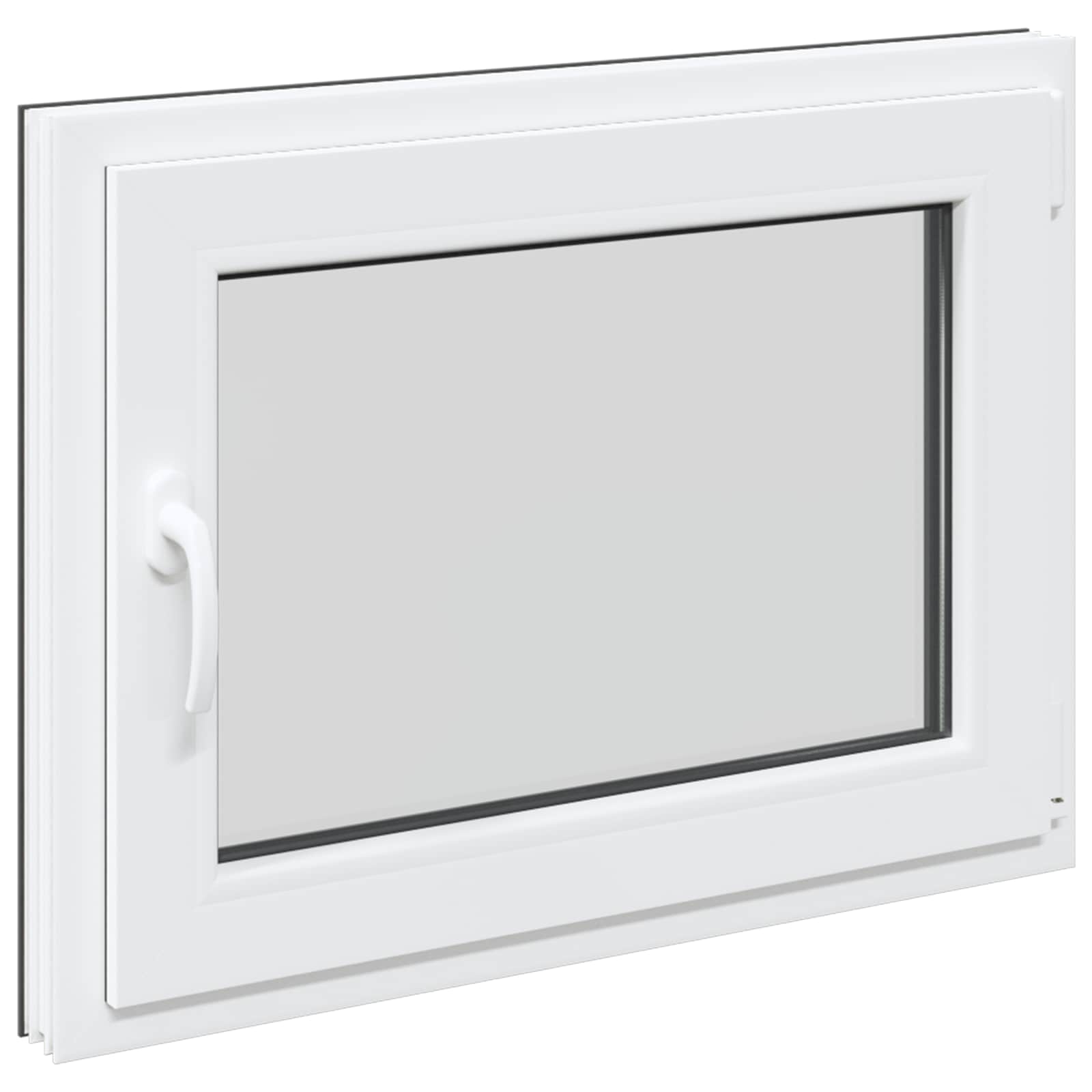 Finestra per Soffitta RISOR 80 x 60 cm PVC Antracite