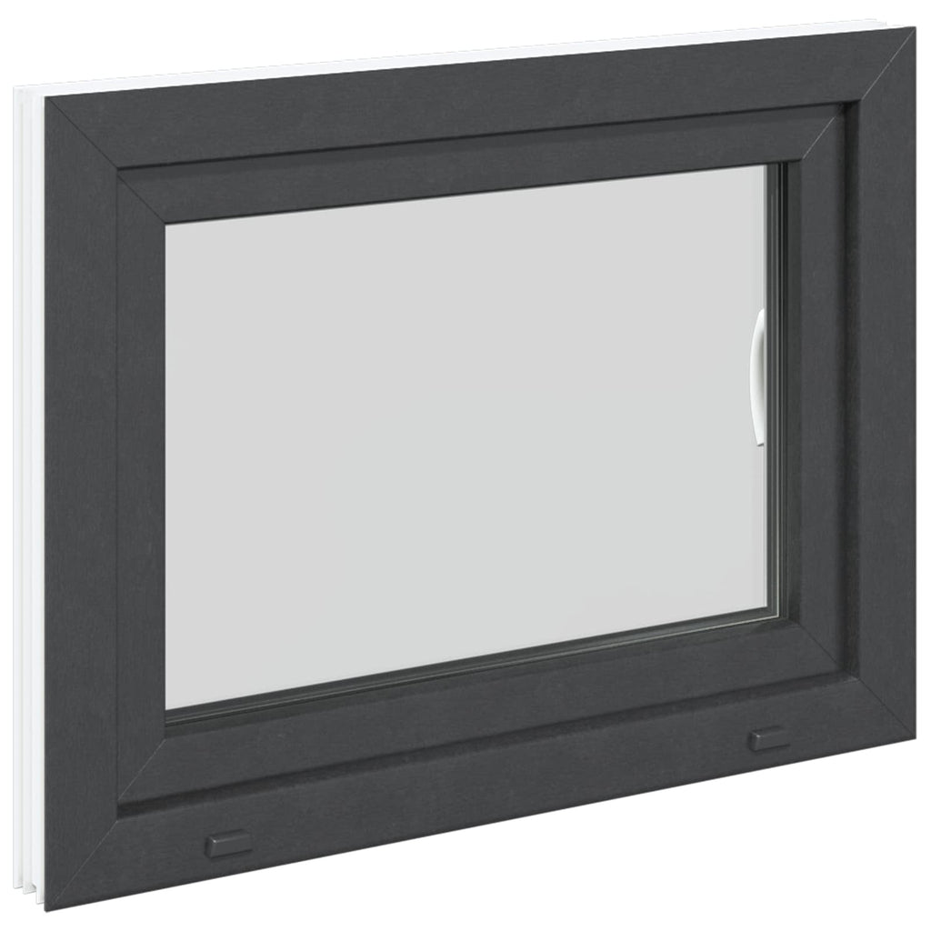 Finestra per Soffitta RISOR 80 x 60 cm PVC Antracite