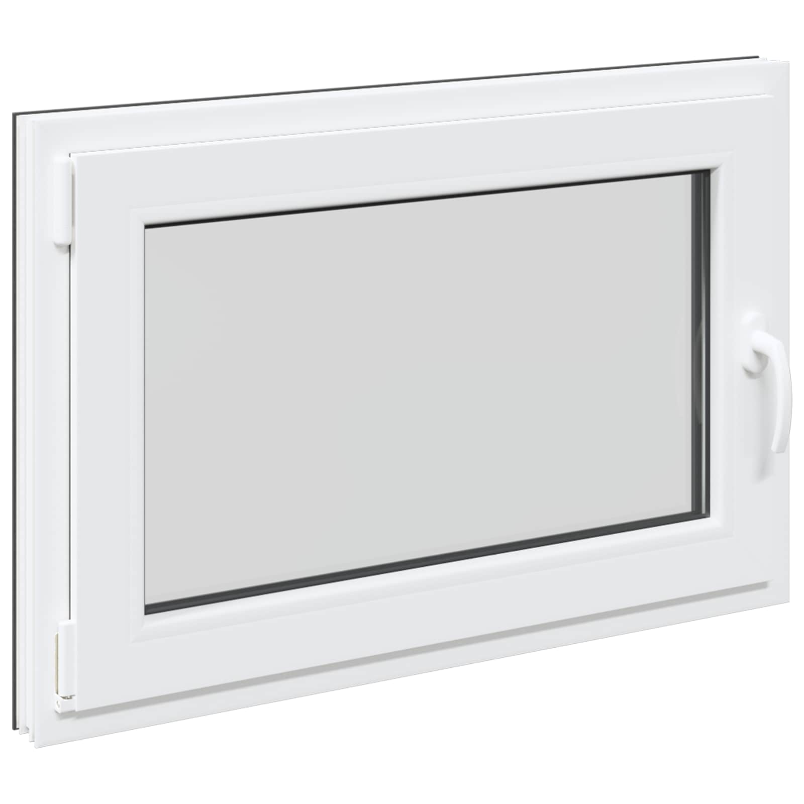 Finestra per Soffitta RISOR 90 x 50 cm PVC e Vetro Antracite