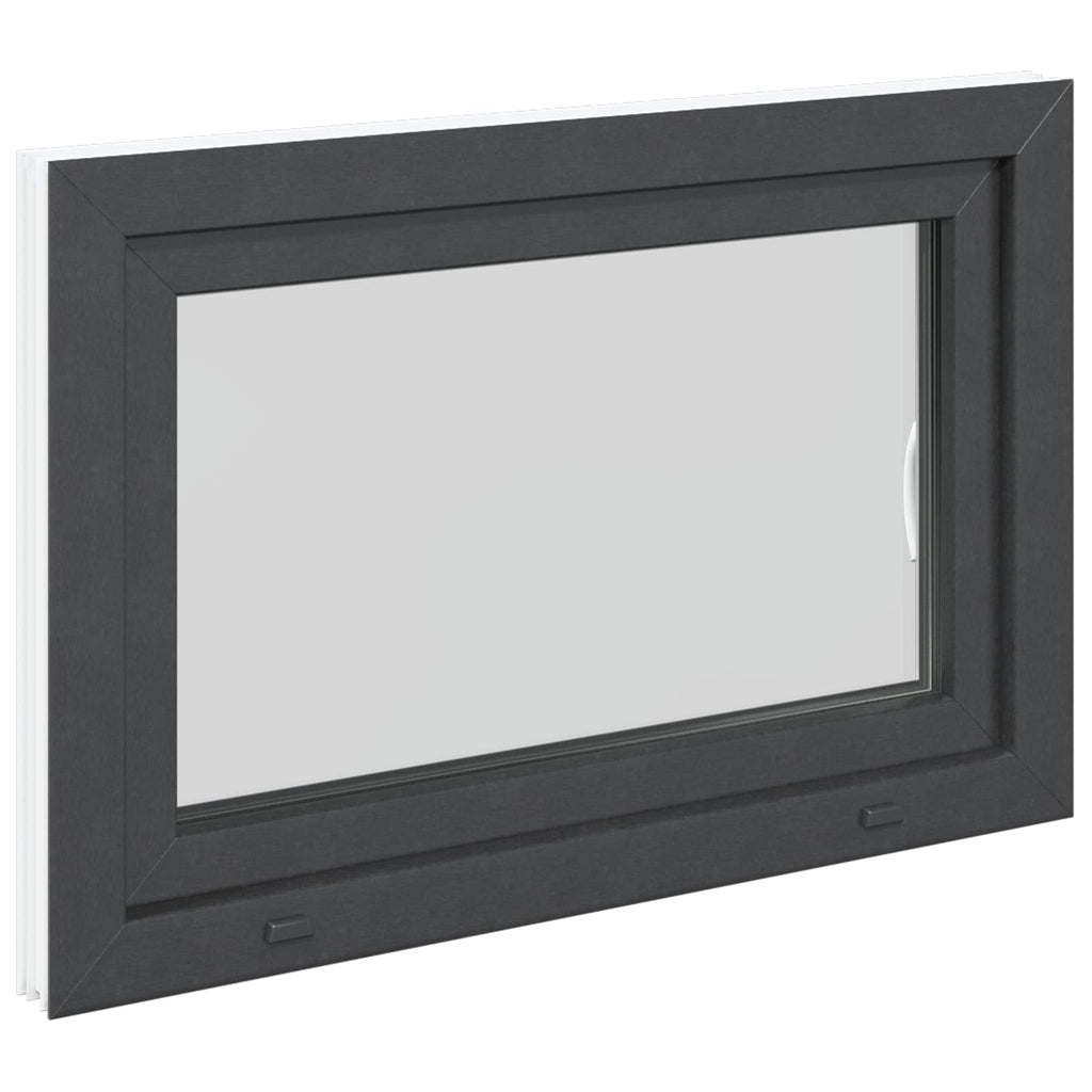 Finestra per Soffitta RISOR 90 x 60 cm PVC e Vetro Antracite