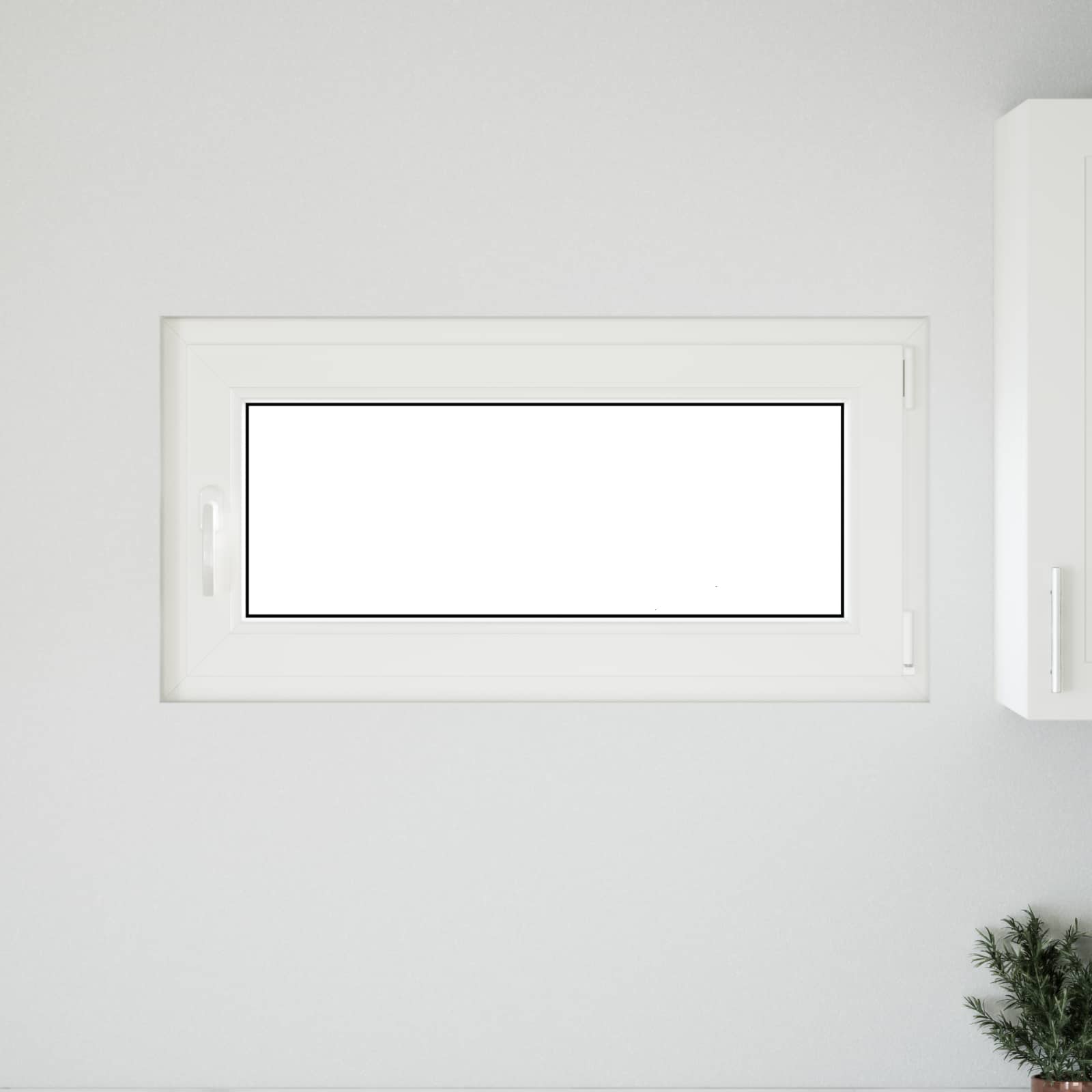 Finestra per Soffitta RISOR 100 x 50 cm PVC e Vetro Antracite