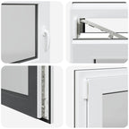 Finestra per Soffitta RISOR 100 x 60 cm PVC e Vetro Antracite
