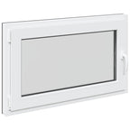 Finestra per Soffitta RISOR 100 x 60 cm PVC e Vetro Antracite