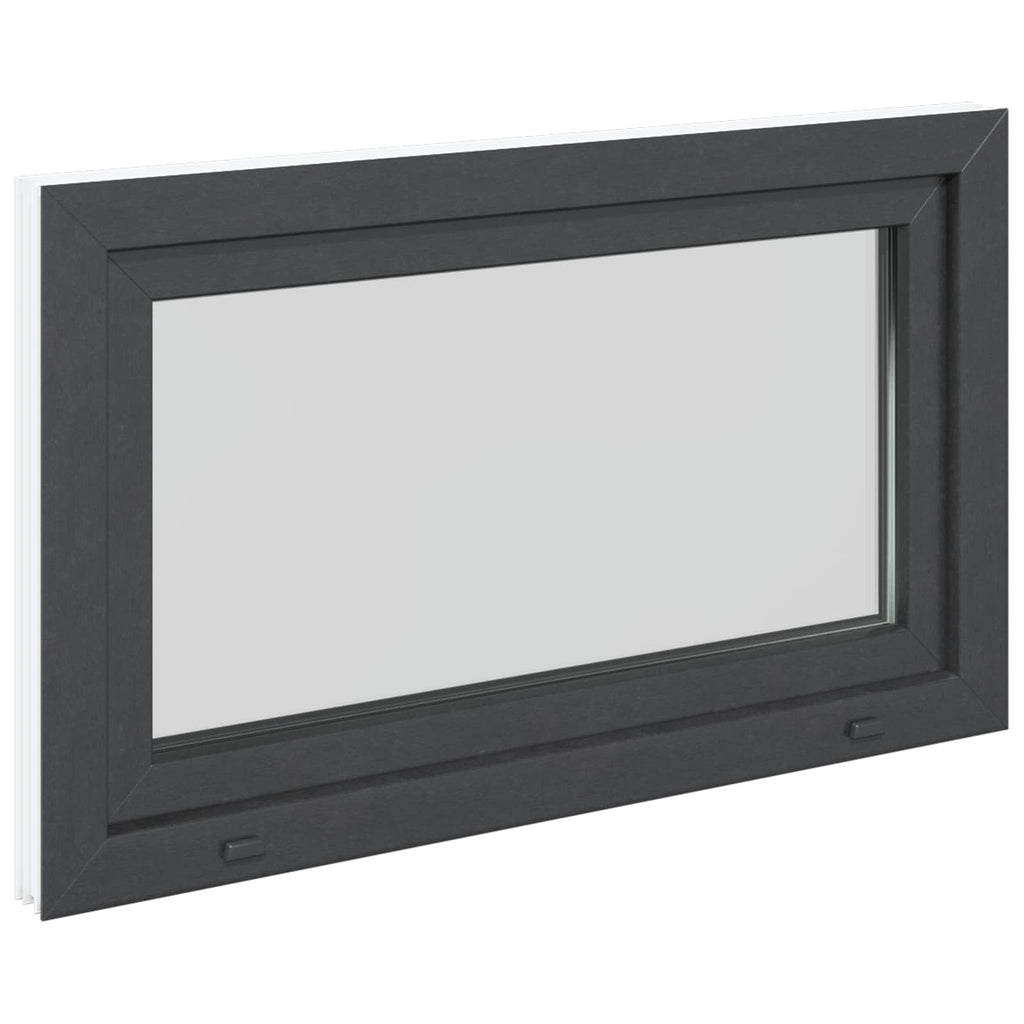 Finestra per Soffitta RISOR 100 x 70 cm PVC e Vetro Antracite