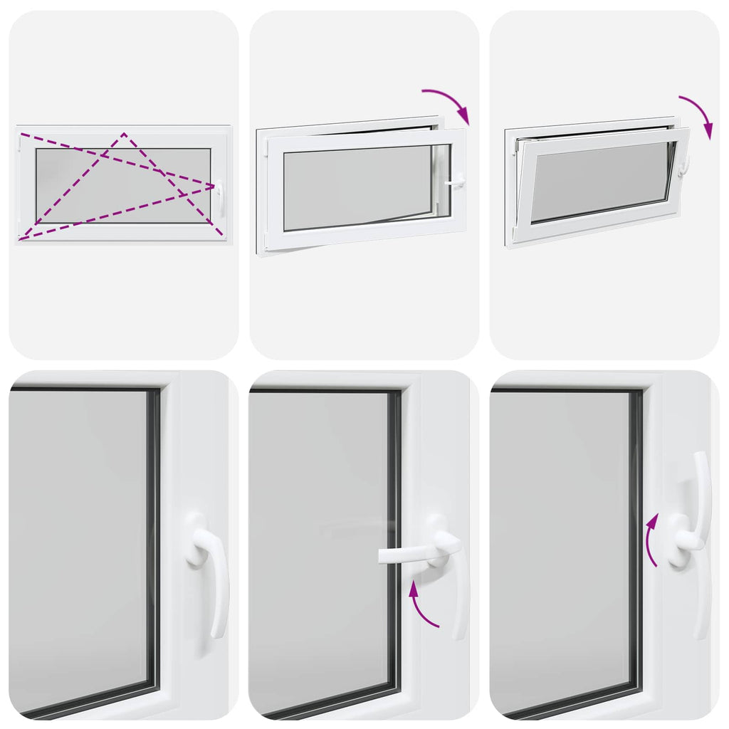 Finestra per Soffitta RISOR 110 x 50 cm PVC Antracite