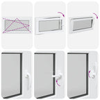 Finestra per Soffitta RISOR 110 x 50 cm PVC Antracite