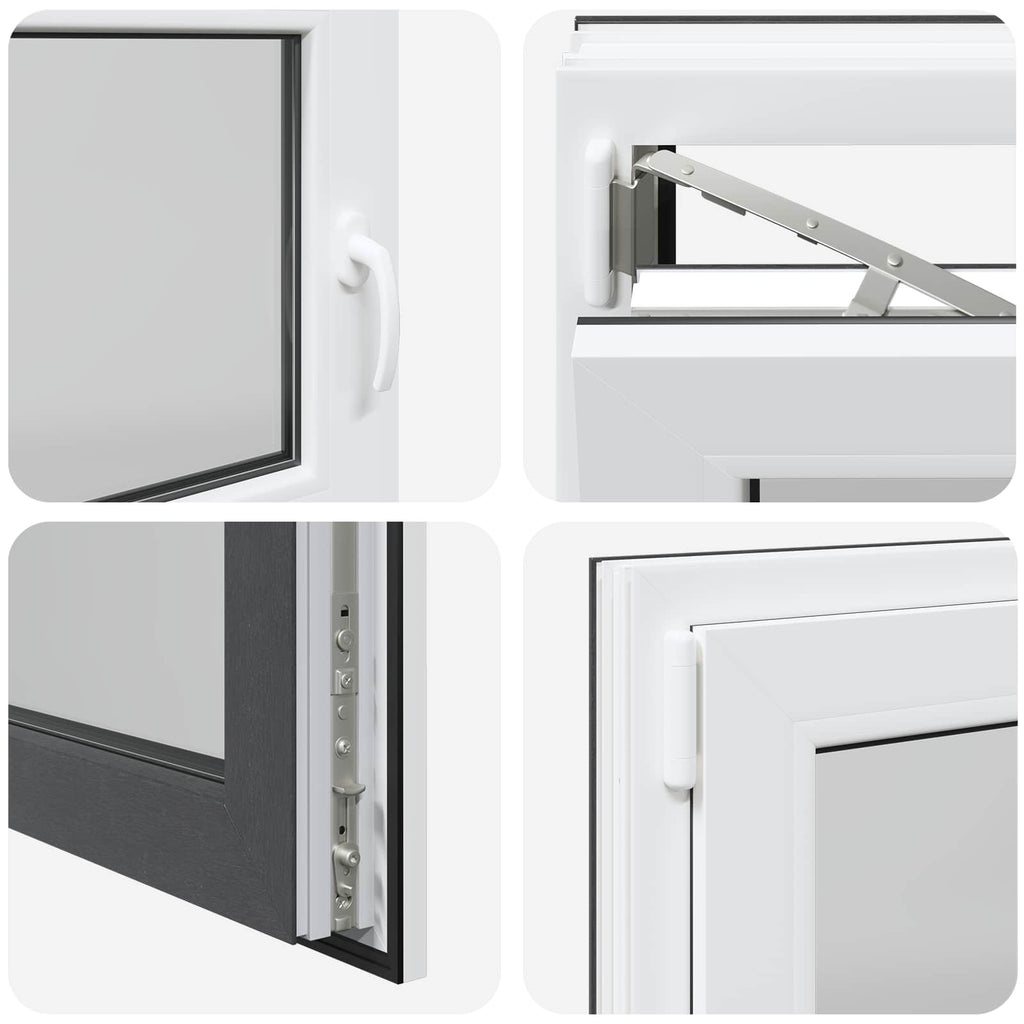 Finestra per Soffitta RISOR 110 x 60 cm PVC Antracite